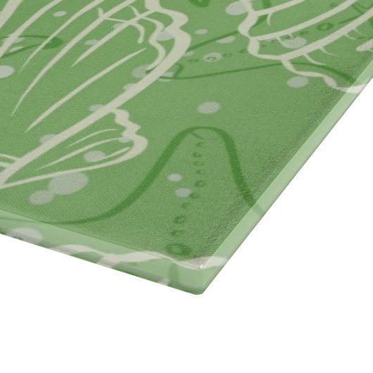 Seizoenen schetsen snijplank (Hoek)