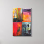 Seizoenen Schilderij van Alfred Fox Canvas Afdruk (Voorkant)