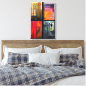 Seizoenen Schilderij van Alfred Fox Canvas Afdruk (Insitu (Slaapkamer))
