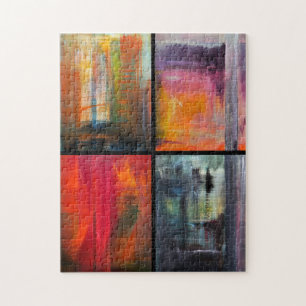 Seizoenen Schilderij van Alfred Fox Legpuzzel