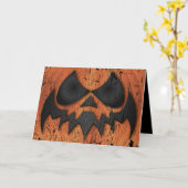 Seizoenen Screamings Halloween Pumpkin Kaart (Gele Bloem)
