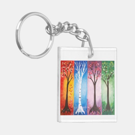 Seizoenen Sleutelhanger (Voorkant Links)