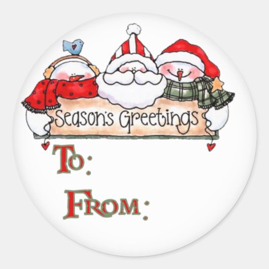 seizoenen stickers (Voorkant)