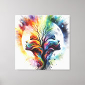 Seizoenen van de maan canvas afdruk (Voorkant)