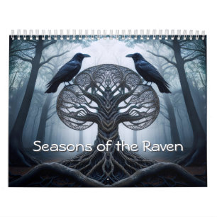 Seizoenen van de Raven 12 maanden Kalender