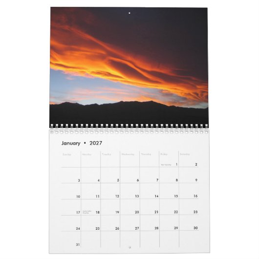 Seizoenen van de soep kalender (Jan 2027)