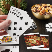 Seizoenen van de Vrede van de Vreugde van Kerstmis Pokerkaarten (Insitu)