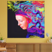 Seizoenen van je geest canvas afdruk (Insitu (Woonkamer))