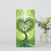 Seizoenen Van Liefde Feestdagenkaart (Staand voorkant)