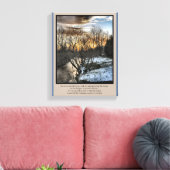 Seizoenen van ons leven Inspirerend Canvas Afdruk (Insitu (Woonkamer))