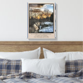 Seizoenen van ons leven Inspirerend Canvas Afdruk (Insitu (Slaapkamer))