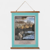 Seizoenen van ons leven Inspirerend Hangend Wandkleed (Voorkant)