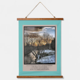 Seizoenen van ons leven Inspirerend Hangend Wandkleed