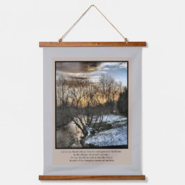 Seizoenen van ons leven Inspirerend Hangend Wandkleed