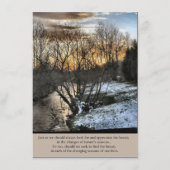 Seizoenen van ons leven Inspirerend Informatiekaartje (Voorkant)