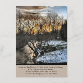 Seizoenen van ons leven Inspirerend Informatiekaartje