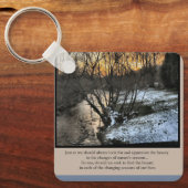 Seizoenen van ons leven Inspirerend Sleutelhanger (Voorkant)