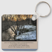 Seizoenen van ons leven Inspirerend Sleutelhanger (Achterkant)