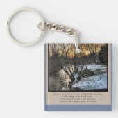 Seizoenen van ons leven Inspirerend Sleutelhanger (Voorkant)