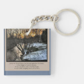 Seizoenen van ons leven Inspirerend Sleutelhanger (Achterkant)