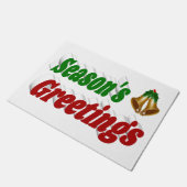 Seizoenen Vergroenen kerstschilderij Deurmat (Schuin)