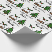 Seizoenen Vergroeten Habibi Arabisch Kerstfeest Cadeaupapier (Hoek)