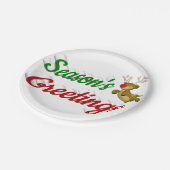 Seizoenen Vergroeten Herinneringsscript Kerstmis Papieren Bordje (Gekanteld)