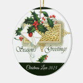  Seizoenen Vergroeten kerstversiering Keramisch Ornament (Links)