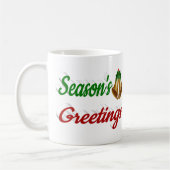 Seizoenen Vergroetings Bells-script Koffiemok (Links)