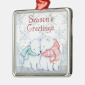 Seizoenen Vergroting Beren Premium ornament (Links)