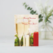 Seizoenen wenskaart feestdagenkaart (Staand voorkant)