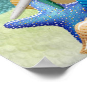 Seizoenen, zeeschildpadden en koraalbaars, ALSMEDE Poster (Hoek)