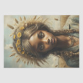 Seizoenen Zusters - 2 van 4 - Zomer - Decoupage - Tissuepapier (Voorkant)