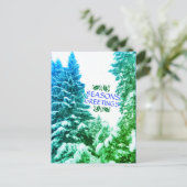 SEIZOENGREETINGEN TREDEN VERDE BRIEFKAART AAN (Staand voorkant)