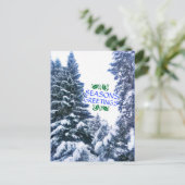 SEIZOENGREETINGS BEHANDELEN BRIEFKAART (Staand voorkant)