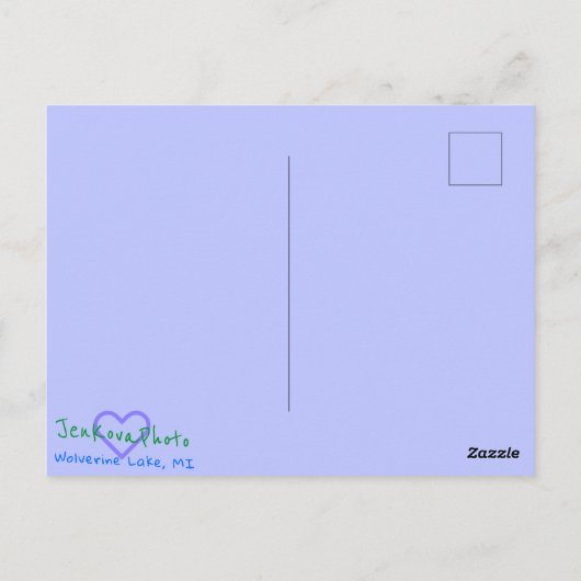 SEIZOENGREETINGS BEHANDELEN BRIEFKAART (Achterkant)
