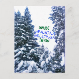 SEIZOENGREETINGS BEHANDELEN BRIEFKAART