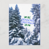 SEIZOENGREETINGS BEHANDELEN BRIEFKAART (Voorkant)