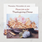 SEIZOENGROENEN 6- EN ROZEN Thanksgiving Kaart (Voorkant / Achterkant)