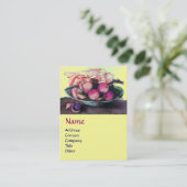 SEIZOENGROENEN, boomstammen en gele bladeren Visitekaartje (Staand voorkant)