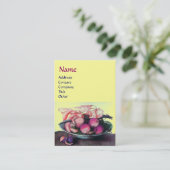 SEIZOENGROENEN, boomstammen en gele bladeren Visitekaartje (Staand voorkant)