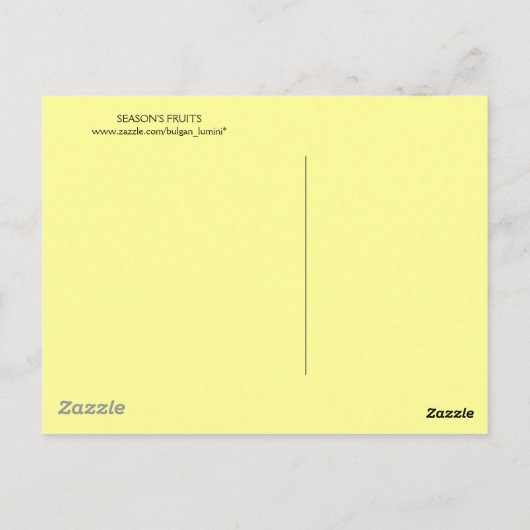 SEIZOENGROENEN EN WITTE STROMEN BRIEFKAART (Achterkant)