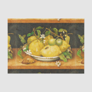 SEIZOENGROENEN EN WITTE STROMEN TISSUEPAPIER