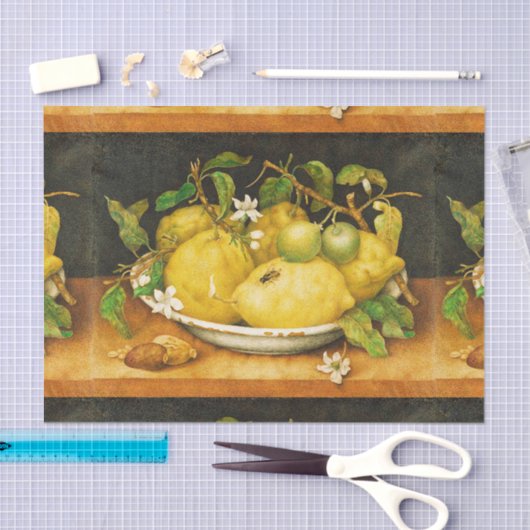 SEIZOENGROENEN EN WITTE STROMEN TISSUEPAPIER (Craft)