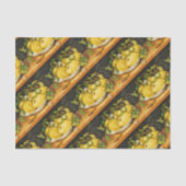 SEIZOENGROENEN EN WITTE STROMEN TISSUEPAPIER (Voorkant)