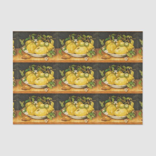 SEIZOENGROENEN EN WITTE STROMEN TISSUEPAPIER (Voorkant)