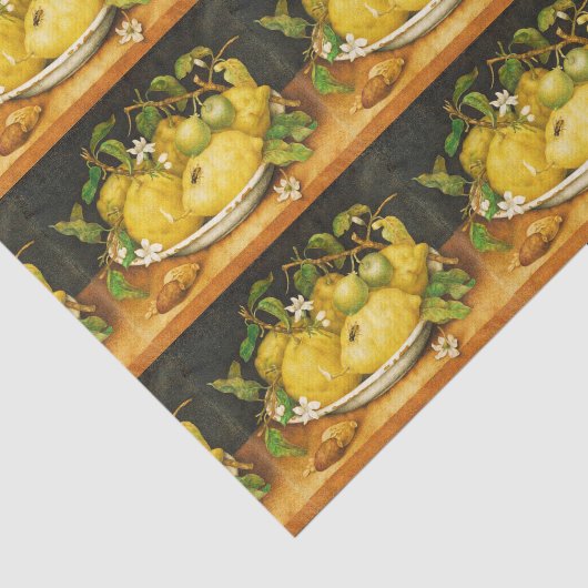 SEIZOENGROENEN EN WITTE STROMEN TISSUEPAPIER (Detail)