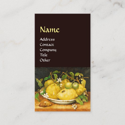 SEIZOENGROENEN EN WITTE STROMEN VISITEKAARTJE (Voorkant)