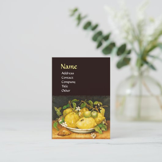 SEIZOENGROENEN EN WITTE STROMEN VISITEKAARTJE (Staand voorkant)