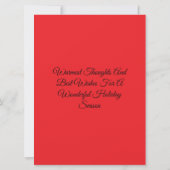 Seizoengroet Kat  Kaart (Achterkant)